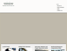 Tablet Screenshot of henneganandassociates.com